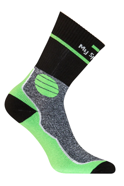 Носки GD9181 Calza Sportiva Corta Nero-Verde