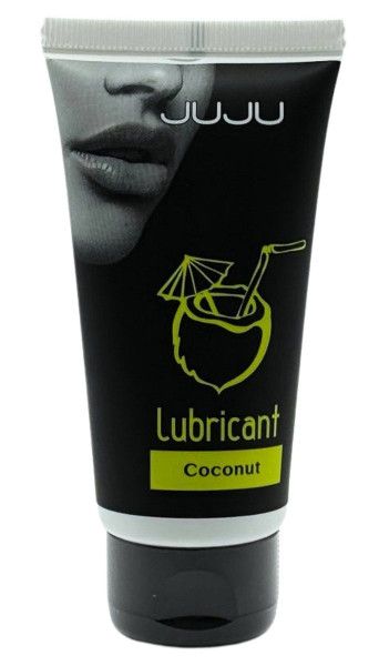 съедобный лубрикант juju coconut с ароматом кокоса - 50 мл. от магазина «Зона Белья»