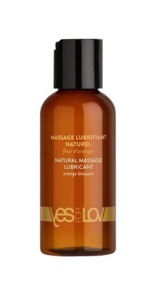 натуральная массажная смазка natural massage lubricant orange blossom - 100 мл. от магазина «Зона Белья»