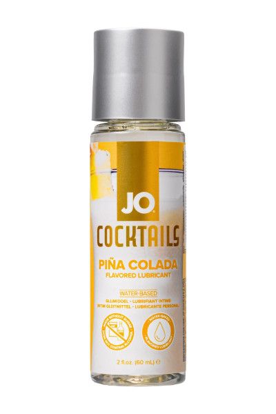 вкусовой лубрикант на водной основе jo cocktails pina colada - 60 мл. от магазина «Зона Белья»