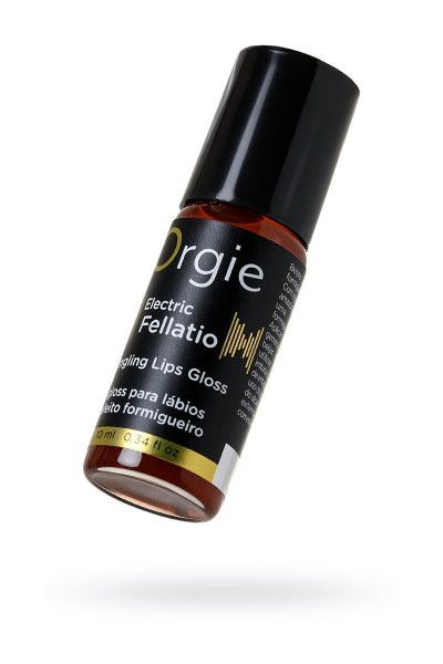 блеск для губ с виброэффектом orgie sexy vibe electric fellatio - 10 мл. от магазина «Зона Белья»