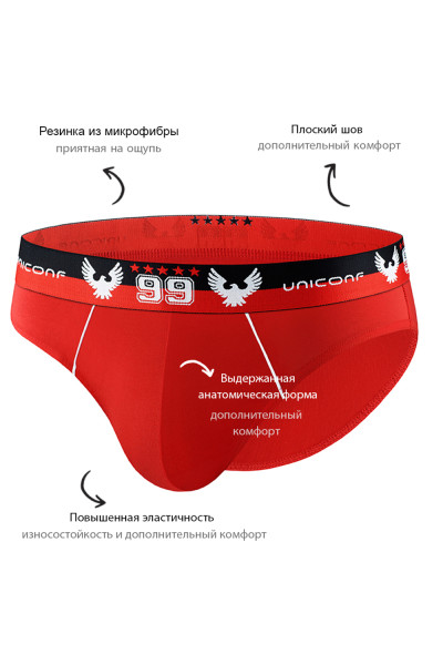 мужские трусы pb07 красный от магазина «Зона Белья»