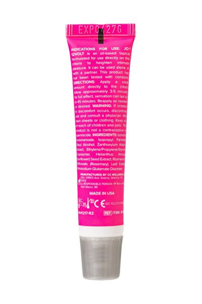 возбуждающая сыворотка мощного действия jo volt 12v - 10 мл. от магазина «Зона Белья»