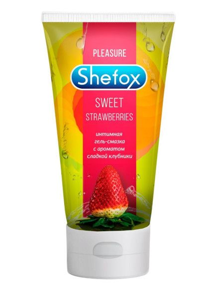 интимная гель-смазка shefox «сладкая клубника» - 50 мл. от магазина «Зона Белья»