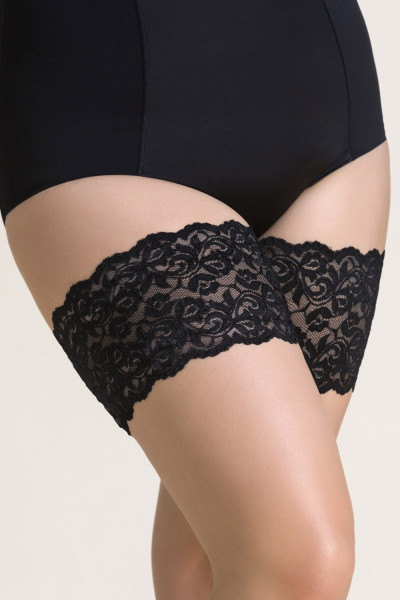 Повязки на бедро 509 Koronkowa opaska Nero