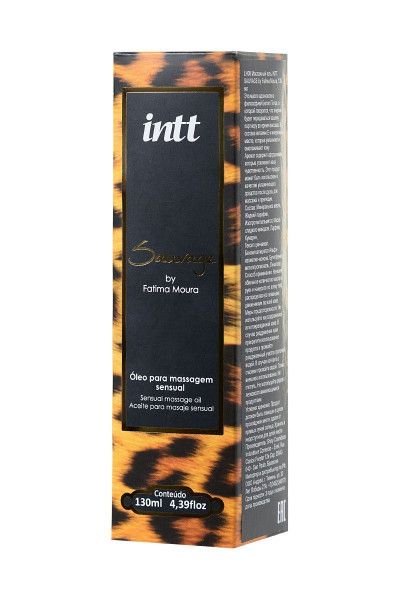 массажное масло sauvage с возбуждающим эффектом - 130 мл. от магазина «Зона Белья»