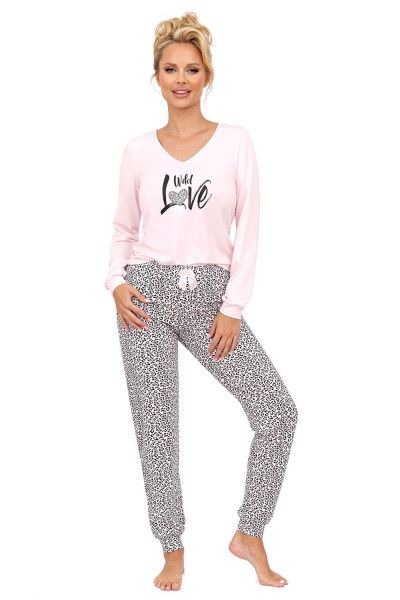 пижама pantera long pyjamas pink от магазина «Зона Белья»