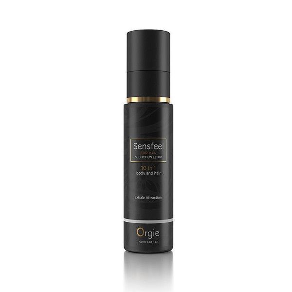 мужской лосьон для тела и волос с феромонами orgie sensfeel for man pheromone seduction elixir - 100 мл. от магазина «Зона Белья»