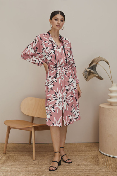 платье 61697-2 цветочный принт от магазина «Зона Белья»