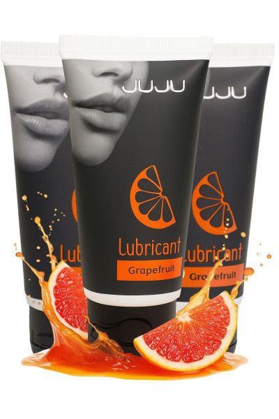 набор из 3 съедобных лубрикантов juju со вкусом грейпфрута от магазина «Зона Белья»