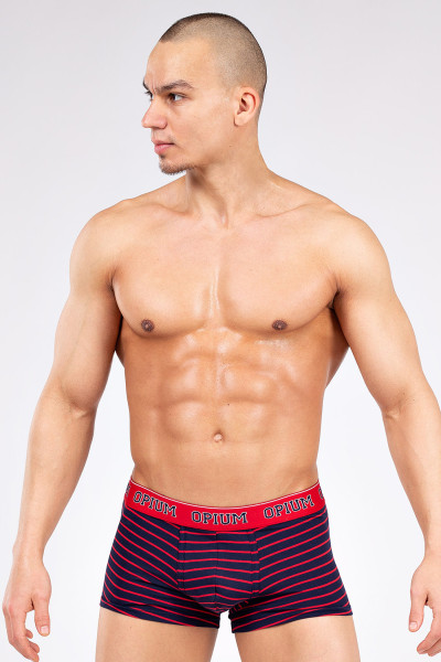 мужские трусы r-123 синий-красный от магазина «Зона Белья»