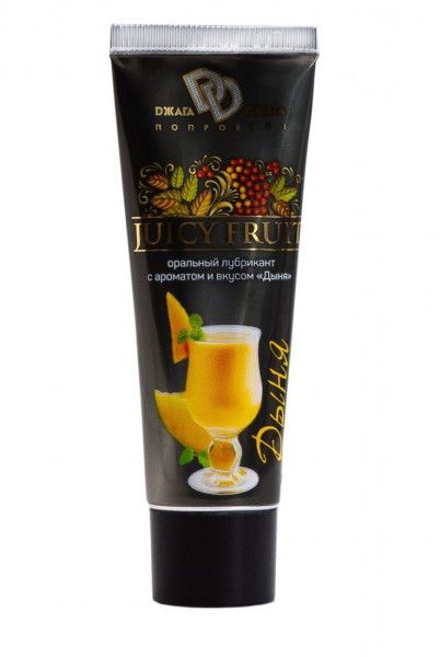интимный съедобный лубрикант juicy fruit с ароматом дыни - 30 мл. от магазина «Зона Белья»