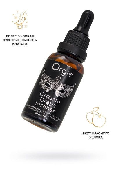 экстремально возбуждающие капли для клитора orgie orgasm drops intense - 30 мл. от магазина «Зона Белья»