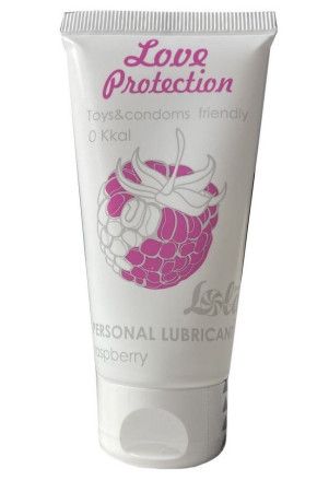 лубрикант на водной основе с ароматом малины love protection raspberry - 50 мл. купить по доступной цене в интернет-магазине Zonabelya.ru! 