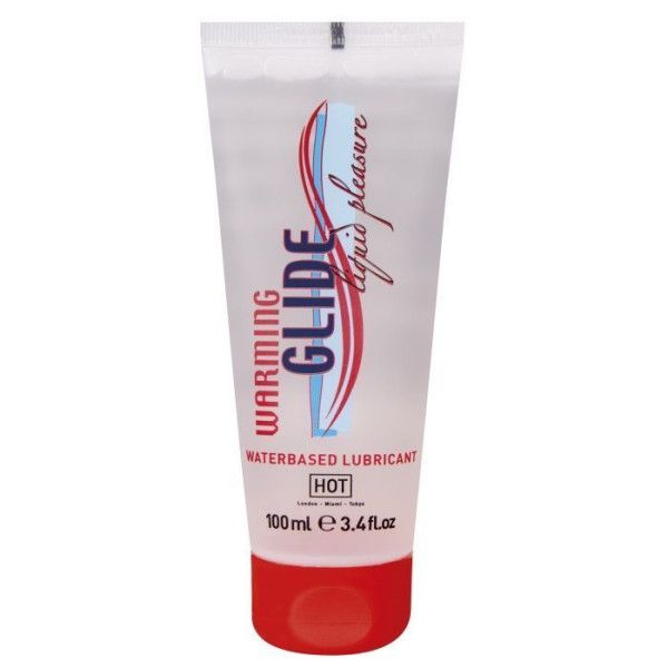 согревающая интимная смазка на водной основе warming glide - 100 мл. от магазина «Зона Белья»