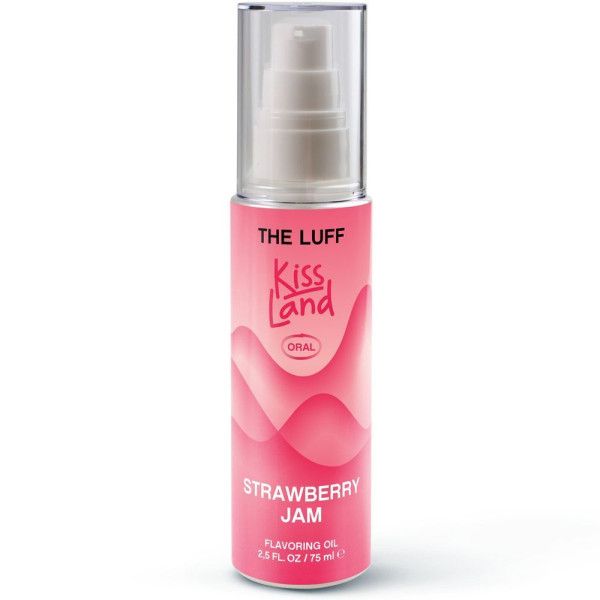 съедобное массажное масло kiss land strawberry jam - 75 мл. от магазина «Зона Белья»