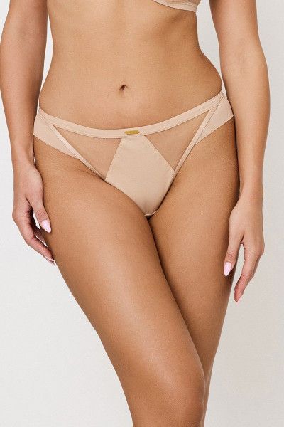 HOLLY BEIGE Mini Трусы бразильяно