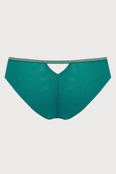 Трусы-бразилиана Chiara Gold Brazyliany Green