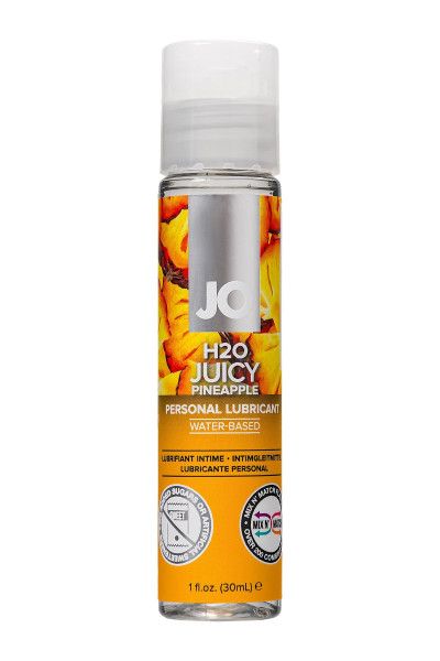 смазка с ароматом ананаса jo flavored juicy pineapple - 30 мл. от магазина «Зона Белья»