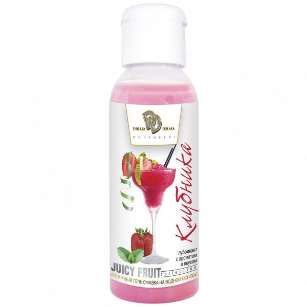 интимный гель-смазка juicy fruit с ароматом клубники - 50 мл. от магазина «Зона Белья»