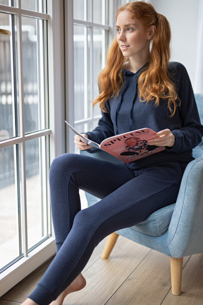 пижама m-125/p-101 синий от магазина «Зона Белья»