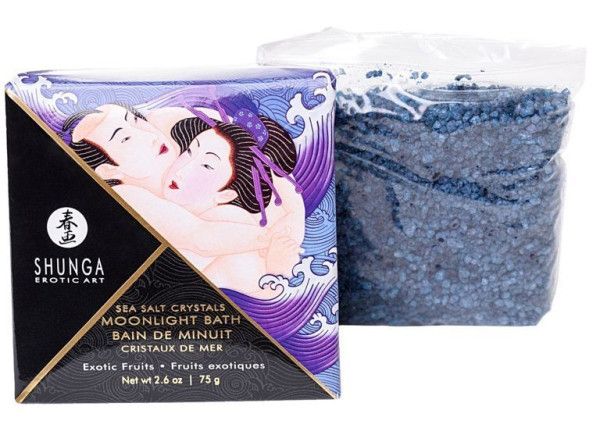 соль для ванны bath salts exotic fruits с ароматом экзотических фруктов - 75 гр. от магазина «Зона Белья»