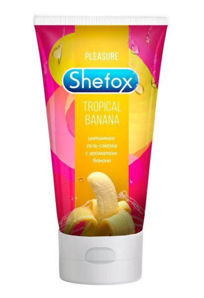 интимная гель-смазка shefox «тропический банан» - 50 мл. от магазина «Зона Белья»