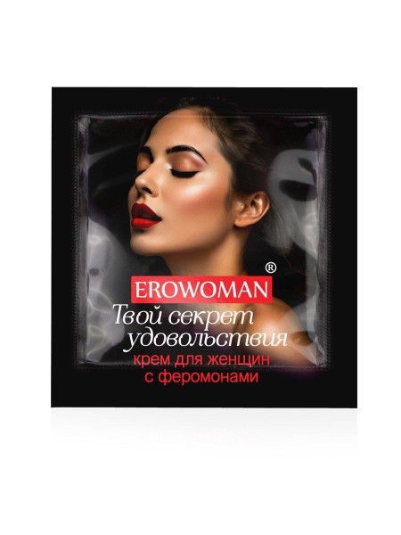 женский возбуждающий крем с феромонами erowoman - 1,5 гр. от магазина «Зона Белья»