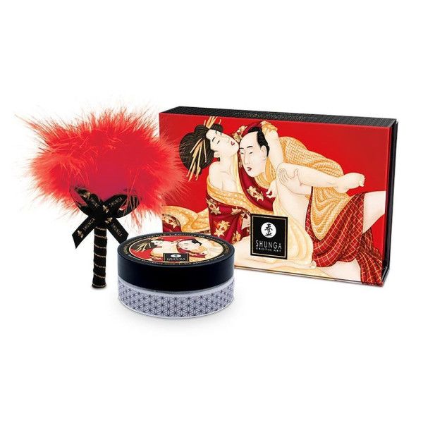 массажная пудра с ароматом клубники и шампанского strawberry wine от магазина «Зона Белья»