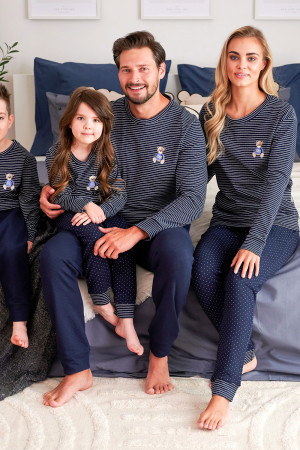 пижама pm.5250 navy blue купить по доступной цене в интернет-магазине Zonabelya.ru! 