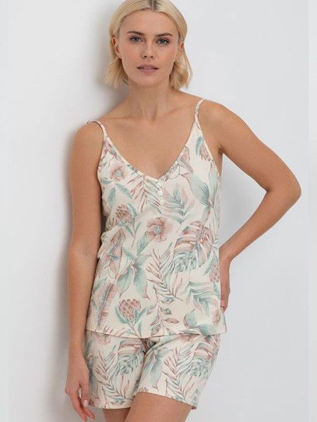№е20052 пижама с шортами "тропическая" от магазина «Зона Белья»