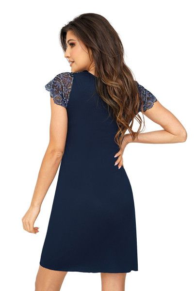 платье melania nightdress dark blue от магазина «Зона Белья»