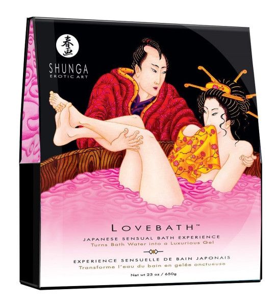 соль для ванны lovebath dragon fruit, превращающая воду в гель - 650 гр. от магазина «Зона Белья»
