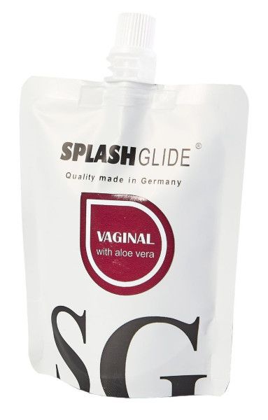 ухаживающий лубрикант на водной основе splashglide vaginal with aloe vera - 100 мл. от магазина «Зона Белья»