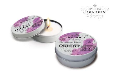 массажная свеча petits joujoux orient с ароматом граната и белого перца - 33 гр. купить по доступной цене в интернет-магазине Zonabelya.ru! 