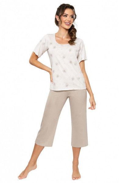 sandi 3/4 пижама женская со штанами от магазина «Зона Белья»