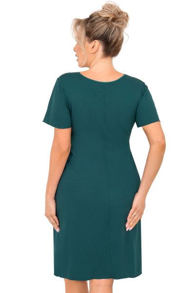 сорочка melania nightdress plus green от магазина «Зона Белья»
