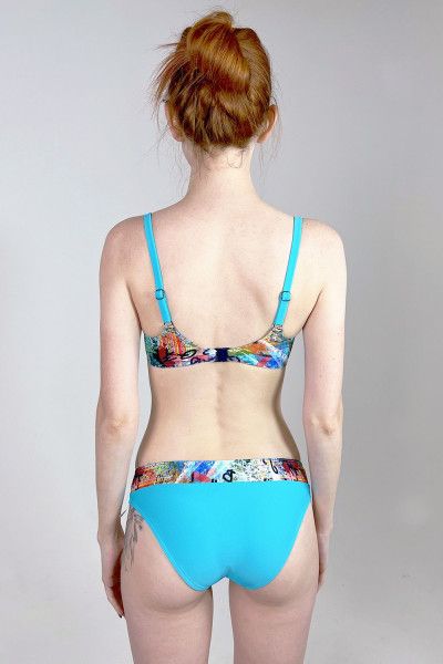 купальник kim 1206 multicolor-azure от магазина «Зона Белья»