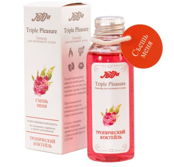 эликсир triple pleasure «тропический коктейль» - 65 гр. от магазина «Зона Белья»