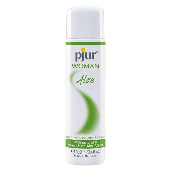 лубрикант на водной основе pjur woman aloe - 100 мл. от магазина «Зона Белья»