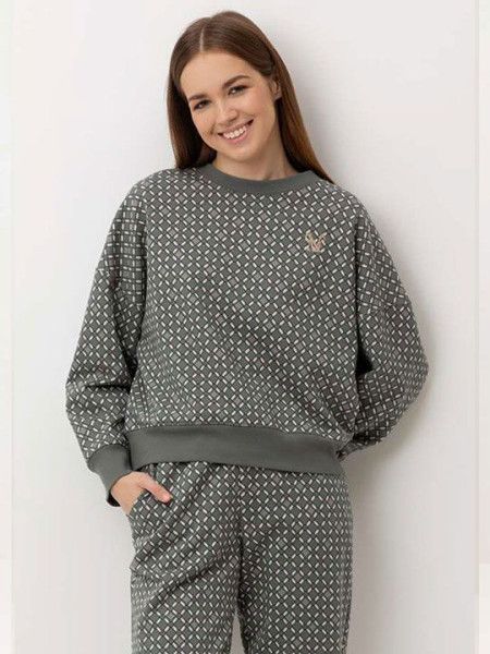 №е20202 пижама с брюками "зимний вечер" от магазина «Зона Белья»