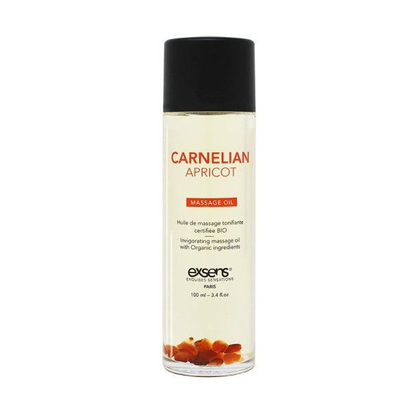 органическое массажное масло carnelian apricot - 100 мл. от магазина «Зона Белья»