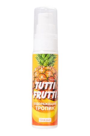 гель-смазка tutti-frutti со вкусом тропических фруктов - 30 гр. купить по доступной цене в интернет-магазине Zonabelya.ru! 