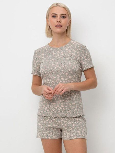 №е20100 пижама с шортами "мини цветы" от магазина «Зона Белья»