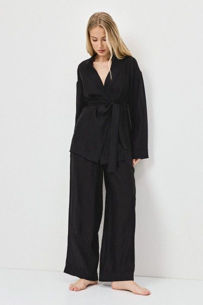 noir set комплект женский со штанами от магазина «Зона Белья»