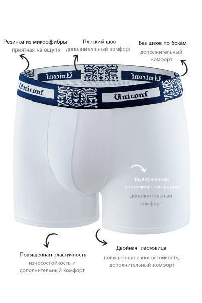 мужские трусы bb32 белый от магазина «Зона Белья»