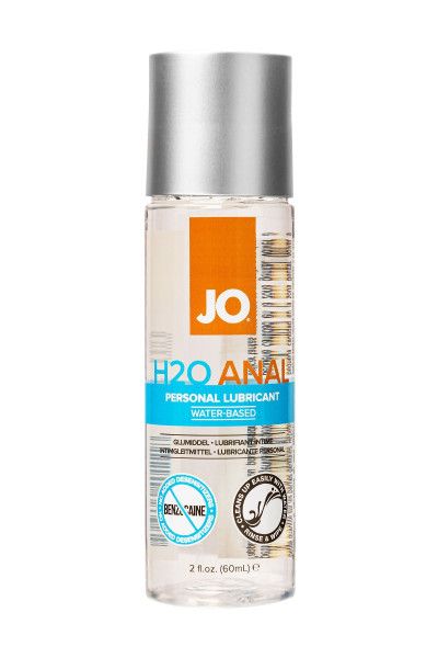 анальный лубрикант на водной основе jo anal h2o - 60 мл. от магазина «Зона Белья»