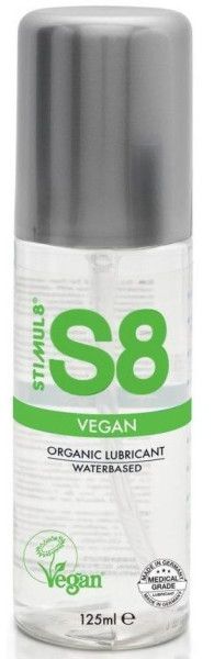 веганский лубрикант на водной основе s8 vegan lube - 125 мл. от магазина «Зона Белья»