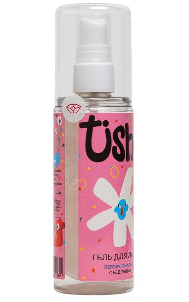 съедобный лубрикант на водной основе tishe с ароматом персика и фиалки - 125 мл. от магазина «Зона Белья»
