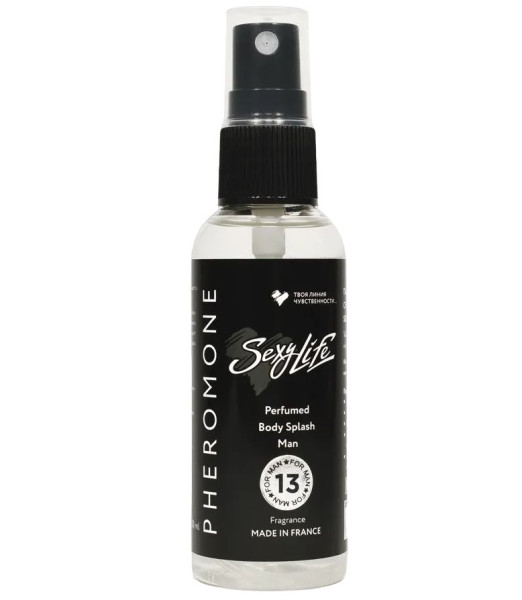 мужской парфюмированный спрей с феромонами sexy life №13 - 50 мл. от магазина «Зона Белья»